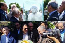 مراسم رونمایی از سردیس حاج محمد رفیقیان، پدر صنعت نیشابور با حضور استاندار خراسان رضوی، برگزار شد.