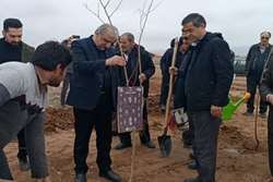 کاشت نهال در شهرکها و نواحی صنعتی استان خراسان رضوی یاد بود شهداء 