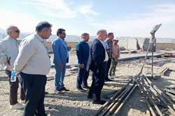 بازدید معاون فنی سازمان صنایع کوچک از طرحهای توسعه‌ای و زیرساختی شهرکهای صنعتی خراسان رضوی