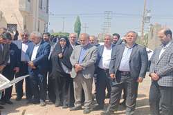 کلنگ زنی آغاز عملیات اجرایی فیبر نوری در شهرک صنعتی خیام 